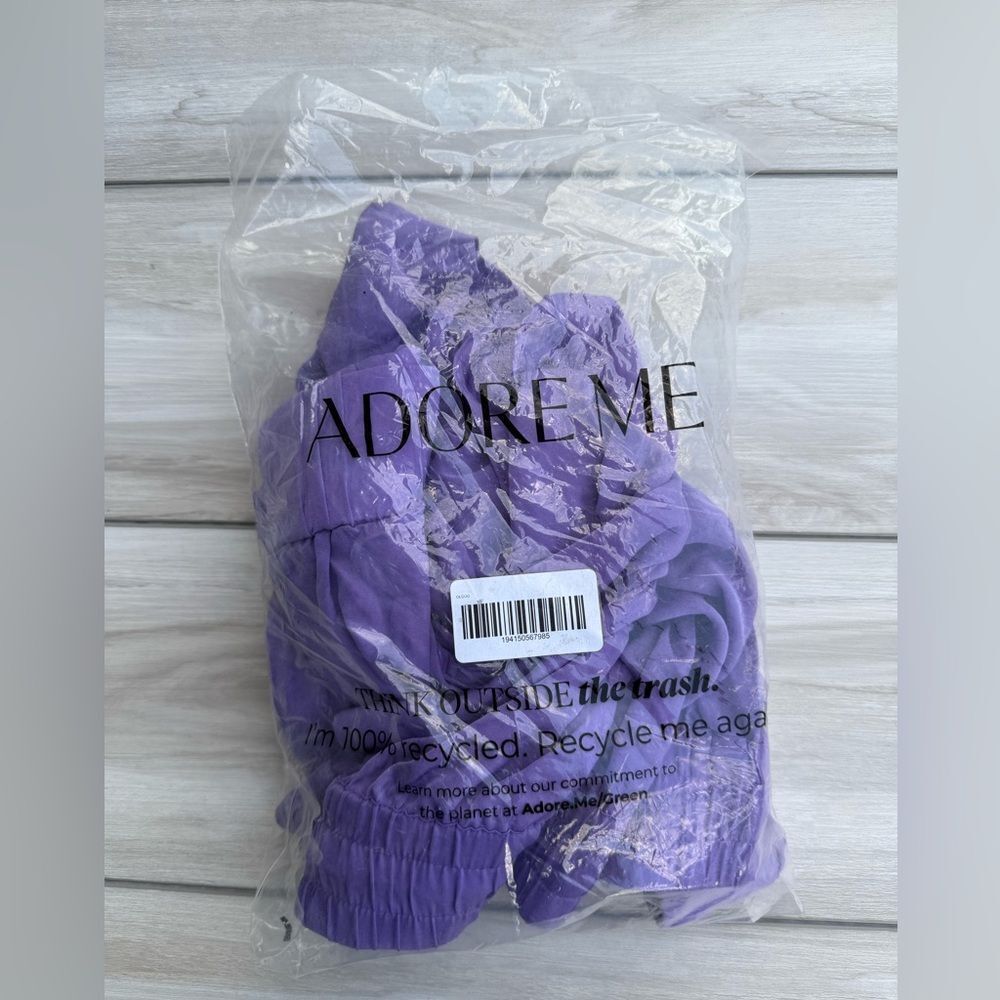 Adore Me Bethany Tank & Jogger Loungewear Set Purple Medium NWT IN PKG - Picture 9 of 9
